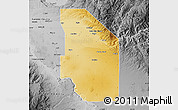 Physical Map of Ada County, desaturated