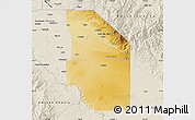 Physical Map of Ada County, shaded relief outside
