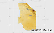 Physical Map of Ada County, single color outside