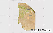 Satellite Map of Ada County, cropped outside