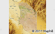 Satellite Map of Ada County, physical outside