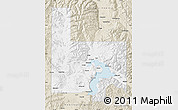 Classic Style Map of Bonner County
