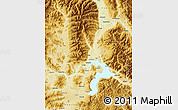 Physical Map of Bonner County