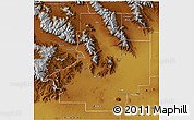 Physical 3D Map of Butte County