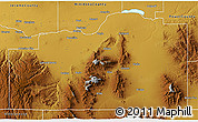 Physical 3D Map of Cassia County