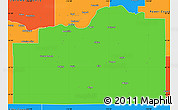 Political Simple Map of Cassia County