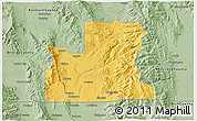 Savanna Style 3D Map of Franklin County