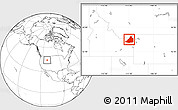 Blank Location Map of Fremont County
