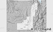 Gray 3D Map of Gem County