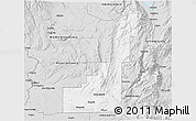 Silver Style 3D Map of Gem County