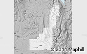 Gray Map of Gem County