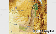 Satellite Map of Gem County, physical outside