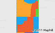 Political Simple Map of Gem County