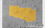 Physical Map of Jerome County, desaturated