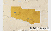 Physical Map of Jerome County, lighten