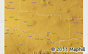 Physical Map of Jerome County