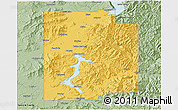 Savanna Style 3D Map of Kootenai County