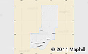 Classic Style Map of Minidoka County, single color outside