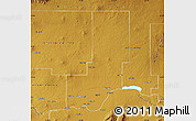 Physical Map of Minidoka County