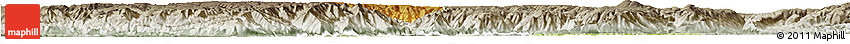 Physical Horizon Map of Nez Perce County, semi-desaturated