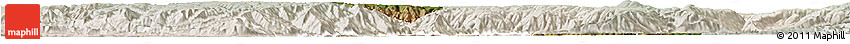 Satellite Horizon Map of Nez Perce County, lighten