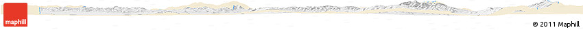 Classic Style Horizon Map of Oneida County, single color outside