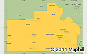 Savanna Style Simple Map of Oneida County