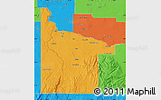 Political Map of Twin Falls County