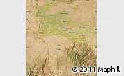 Satellite Map of Twin Falls County