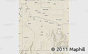 Shaded Relief Map of Twin Falls County