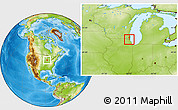 Physical Location Map of ZIP code 60031