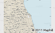Classic Style Map of ZIP code 60076