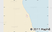 Classic Style Map of ZIP code 60076, single color outside