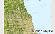 Satellite Map of ZIP code 60076