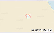 Classic Style 3D Map of ZIP code 60103, single color outside