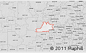 Silver Style 3D Map of ZIP code 60123