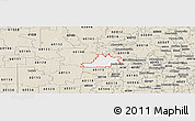Classic Style Panoramic Map of ZIP code 60123