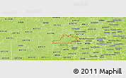 Physical Panoramic Map of ZIP code 60123