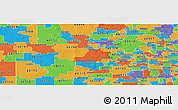 Political Panoramic Map of ZIP code 60123