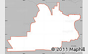 Gray Simple Map of ZIP code 60123