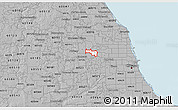 Gray 3D Map of ZIP code 60131