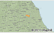 Savanna Style 3D Map of ZIP code 60131
