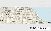 Classic Style Panoramic Map of ZIP code 60153