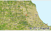 Satellite 3D Map of ZIP code 60155