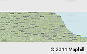 Savanna Style Panoramic Map of ZIP code 60155