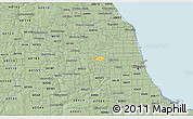 Savanna Style 3D Map of ZIP code 60160