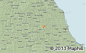 Savanna Style 3D Map of ZIP code 60163