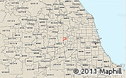 Shaded Relief 3D Map of ZIP code 60163