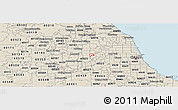 Classic Style Panoramic Map of ZIP code 60163