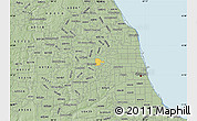 Savanna Style Map of ZIP code 60164